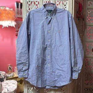 Men’s Ralf Lauren Custom Fit Button-down Shirt Size: Large